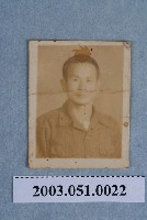 藏品(男子半身獨照)的圖片