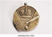 藏品(臺灣體育協會臺北支部春季B組各團爭霸戰紀念徽章)的圖片