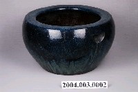 藏品(藍釉瓷製烘爐)的圖片