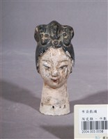 藏品(旦布袋戲偶頭)的圖片