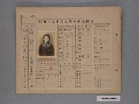 藏品(昭和十七年彭菊子入學考查成績表)的圖片