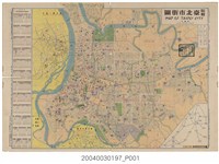 藏品(周宜立〈院轄臺北市街圖及最新院轄臺北市總圖〉)的圖片
