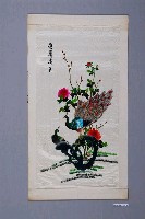 藏品(雀屏春色繡畫)的圖片