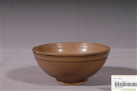 藏品(棕色線紋碗)的圖片
