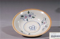 藏品(轉印花卉福字紋碗公)的圖片