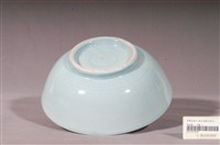 藏品(天青釉彩繪花卉紋碗公)的圖片