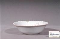 藏品(白瓷紅蝦花口碗)的圖片
