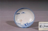 藏品(青花山水紋圓碟)的圖片