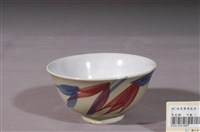 藏品(黃綠釉彩繪花卉紋碗)的圖片