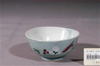 藏品(彩繪花卉紋青釉碗)的圖片