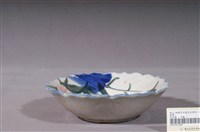 藏品(彩繪花草紋花口碗)的圖片