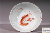 藏品(白瓷紅蝦大碗)的圖片