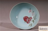 藏品(彩繪花卉紋青釉碗)的圖片