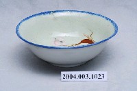 藏品(藍釉花卉紋淡青碗)的圖片