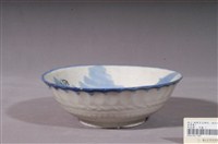 藏品(彩繪山水景緻花形碗)的圖片