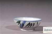 藏品(手繪青花竹葉紋碗)的圖片
