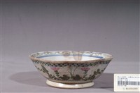 藏品(彩繪花卉紋花口碗)的圖片