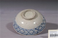 藏品(青花幾何線條紋碗)的圖片
