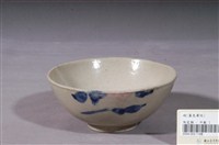 藏品(白釉紅花藍葉彩繪紋瓷碗)的圖片