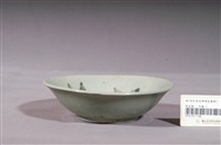 藏品(青釉紅花綠葉彩繪紋瓷碗)的圖片