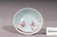 藏品(青釉紅花綠葉彩繪紋瓷碗)的圖片