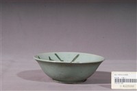 藏品(青釉紅花綠葉彩繪紋瓷碗)的圖片