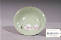 藏品(青釉紅花綠葉彩繪紋瓷碗)的圖片