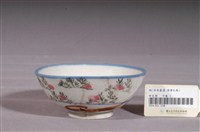藏品(彩繪印花花葉紋碗)的圖片