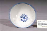 藏品(青花印花福字線紋碗)的圖片