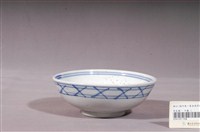 藏品(青花印花風景紋碗公)的圖片