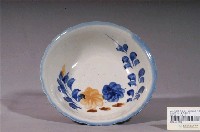 藏品(青花褐彩花卉紋花口碗公)的圖片