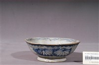 藏品(青花花卉紋花口碗)的圖片