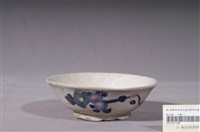 藏品(彩繪花草紋碗)的圖片
