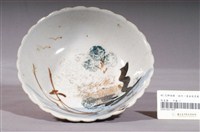 藏品(彩繪海景圖花口碗)的圖片