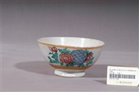 藏品(印花彩釉花卉紋碗)的圖片