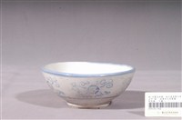 藏品(青花印花花卉福字紋碗)的圖片