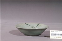 藏品(綠釉手繪花卉紋碗公)的圖片