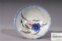 藏品(彩繪花卉紋菱花口碗公)的圖片