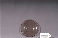 藏品(淡茶色透明玻璃小碟)的圖片