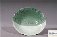 藏品(綠釉劃花蕉葉紋碗)的圖片