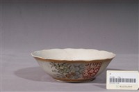 藏品(印花竹石花卉紋花口碗)的圖片