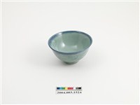 藏品(淡藍釉飛鳥紋淡青碗)的圖片
