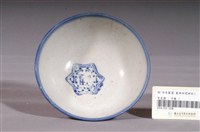 藏品(青花綠彩線紋碗)的圖片