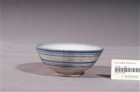 藏品(青花綠彩福字線紋碗)的圖片