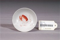 藏品(印繪紅蝦圓碟)的圖片