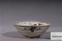 藏品(褐釉福字紋碗)的圖片