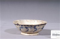 藏品(碗公(米黃色底 藍色花紋))的圖片