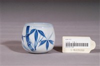 藏品(青花竹紋瓷白杯)的圖片