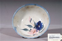 藏品(彩繪花卉紋花口碗)的圖片