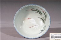 藏品(彩繪花草紋碗公)的圖片